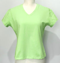 Load image into Gallery viewer, One Step Ahead Cotton Cap Sleeve V-Neck Top