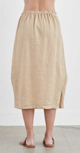 Load image into Gallery viewer, Cut Loose Hanky Linen Side Pleat Skirt