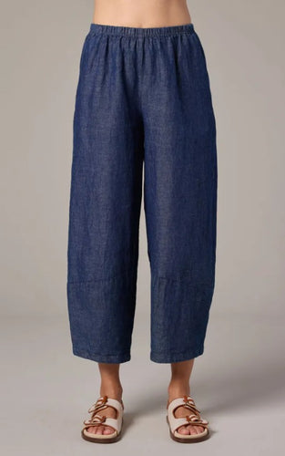 Cut Loose Flax Denim Lantern Pant