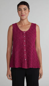 Cut Loose Black/Natural Sweater Knit Vest
