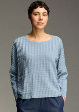 Load image into Gallery viewer, Cut Loose Textured Stripe One Size Pocket Pullover