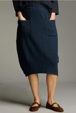Load image into Gallery viewer, Cut Loose Textured Stripe Pocket Lantern Skirt