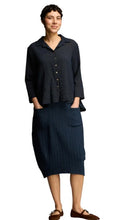 Load image into Gallery viewer, Cut Loose Textured Stripe Pocket Lantern Skirt