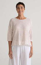 Load image into Gallery viewer, Cut Loose Vintage Stripe Drop Shoulder Tee