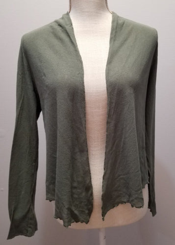 Cut Loose Tulle Cropped Cardigan (S, Clay)- On Sale!