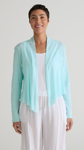 Cut Loose Tulle Cropped Cardigan