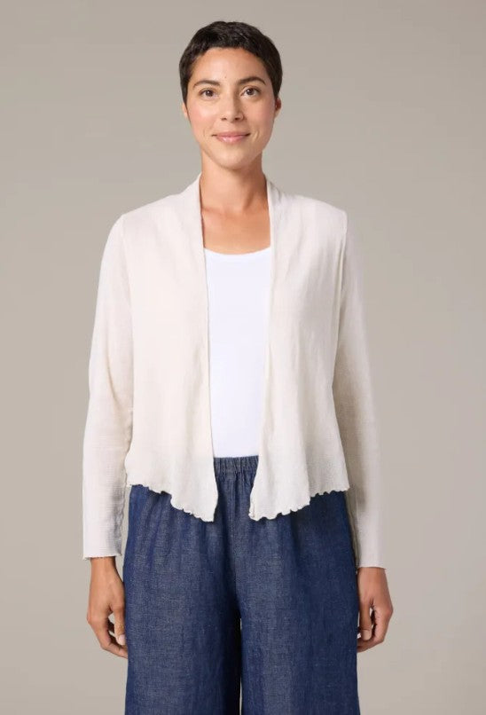 Cut Loose Tulle Cropped Cardigan