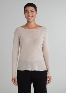 Cut Loose Tulle Pearl Edge Top