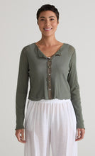 Load image into Gallery viewer, Cut Loose Tulle Crop Cardigan