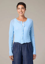 Load image into Gallery viewer, Cut Loose Tulle Crop Cardigan