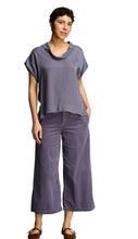 Load image into Gallery viewer, Cut Loose Lux Cord Crop Wide Leg Zip Pant