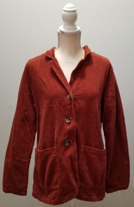Cut Loose Lux Cord Pocket Blazer (M, Cognac)- On Sale!