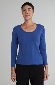 Cut Loose Light Lycra Jersey 3/4 Sleeve Scoop Top