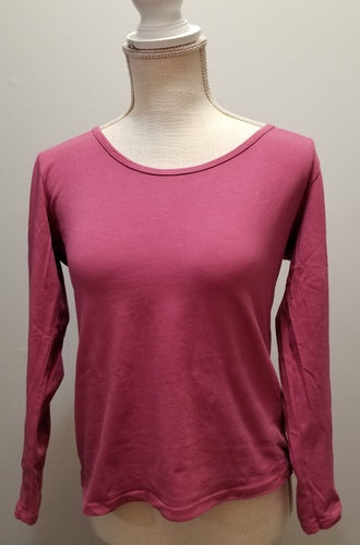 Cut Loose Light Lycra Jersey 3/4 Sleeve Scoop Top (S, Rhubarb) - On Sale!