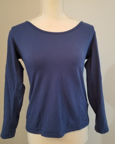 Cut Loose Light Lycra Jersey 3/4 Sleeve Scoop Top (XS, Admiralty)- On Sale!