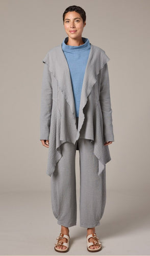 Cut Loose Pucker Doublecloth Hooded Jacket