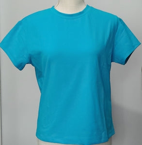 One Step Ahead Suede Supplex Short Sleeve Crew Body Tee