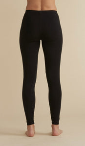 Cut Loose Solid Cotton Lycra Full Length Legging