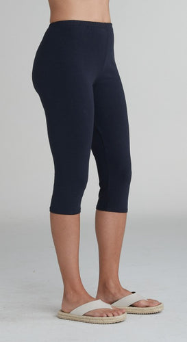Cut Loose Solid Cotton Lycra Knee Legging