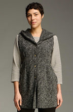 Load image into Gallery viewer, Cut Loose Marled Boiled Wool Hooded Vest