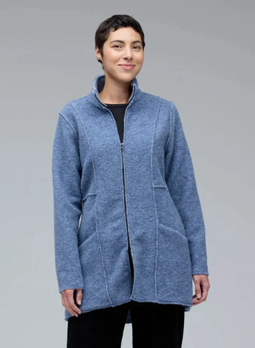 Cut Loose Boiled Wood Zip Jacket