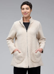 Cut Loose Boiled Wood Zip Swing Jacket