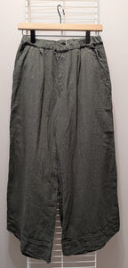 Cut Loose Crosshatch Pleated Crop Pant (S, Clay)- On Sale!