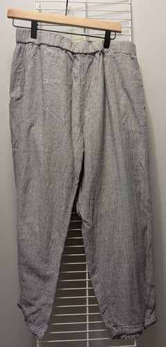 Cut Loose Crosshatch Raw Edge Crop Pant (XL, Dawn)- On Sale!