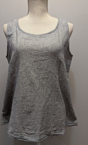 Cut Loose Crosshatch Easy Tank Top (S, White)- On Sale!
