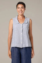 Load image into Gallery viewer, Cut Loose Crosshatch Sleeveless Shirt
