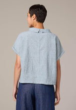 Load image into Gallery viewer, Cut Loose Crosshatch Roll Sleeve Cowl Top