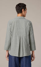 Load image into Gallery viewer, Cut Loose Crosshatch Crop Easy Shirt