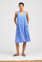 Load image into Gallery viewer, Cut Loose Hanky Linen Aline Tank Dress