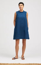 Load image into Gallery viewer, Cut Loose Hanky Linen Mock Neck Shift