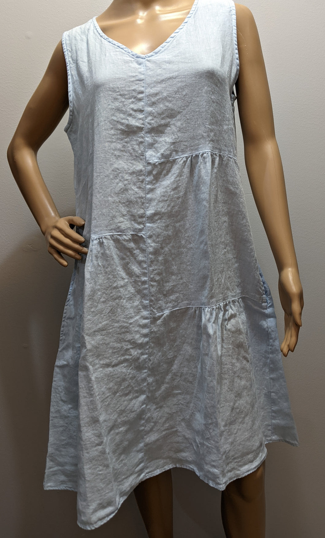 Cut Loose Hanky Linen Patch Dress (M, Air)- On Sale! Cut Loose Hanky Linen Patch Dress (M, Air)- On Sale!