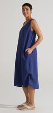 Load image into Gallery viewer, Cut Loose Hanky Linen Tie Dress