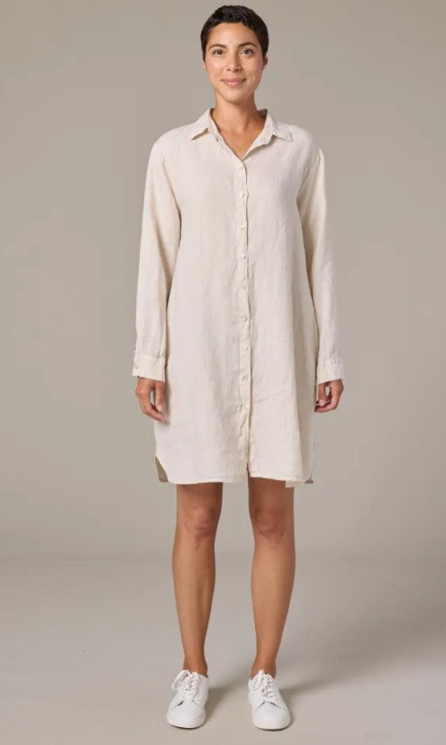 Cut Loose Hanky Linen Shirt Dress