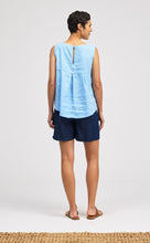 Load image into Gallery viewer, Cut Loose Hanky Linen Hi-Low Tank