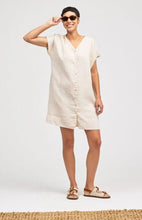 Load image into Gallery viewer, Cut Loose Hanky Linen Button Down Dress