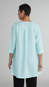 Cut Loose Lightweight Hanky Linen Side Pocket Tunic