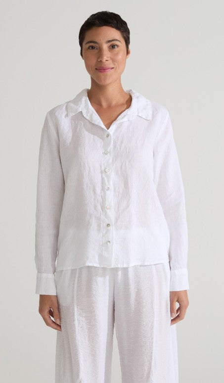 Cut Loose Hanky Linen Fitted Shirt