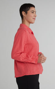Cut Loose Lightweight Hanky Linen Fitted Shirt