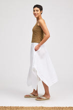Load image into Gallery viewer, Cut Loose Hanky Linen Side Slit Skirt