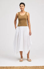 Load image into Gallery viewer, Cut Loose Hanky Linen Side Slit Skirt