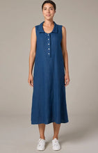 Load image into Gallery viewer, Cut Loose Solid Linen Collared Dress