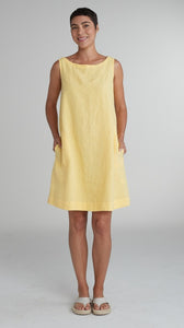 Cut Loose Solid Linen Modern Shift