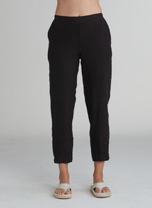 Cut Loose Solid Linen Audrey Pocket Pant