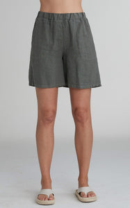 Cut Loose Solid Linen Easy Short