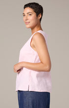 Load image into Gallery viewer, Cut Loose Solid Linen V-Neck Bias Tank