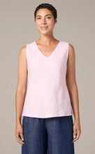 Load image into Gallery viewer, Cut Loose Solid Linen V-Neck Bias Tank